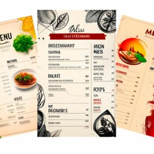 Cartas de menú