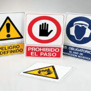 Señalización en poliestireno